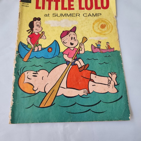 Marge's Little Lulu at Summer Camp #173 comic Book Gold Key September Vintage - Picture 4 of 11